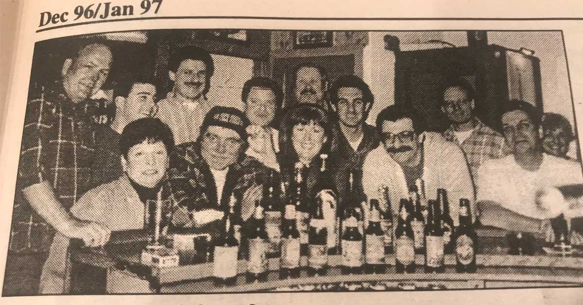 Newspaper clipping of ale st team circa 1996